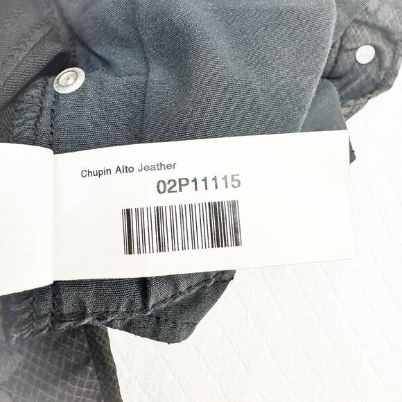 Paula Cahen D'Anvers Jeans Chupin Alto Leather Patterned Denim Size 32 - Picture 10 of 12